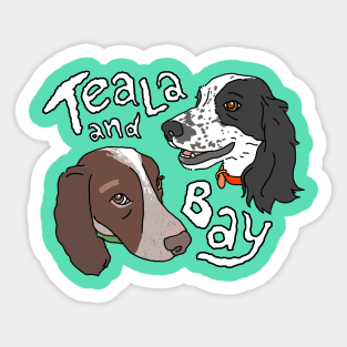 Teala and Bay - Christmas Shirt 2023! Sticker